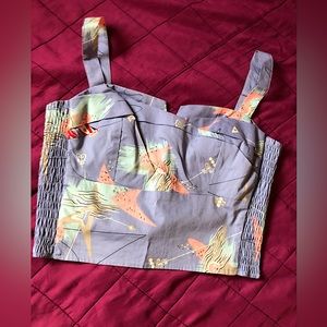 Trashy Diva Trixie Top by Candice Gwinn in Atomic Lilac. Size L. NWOT